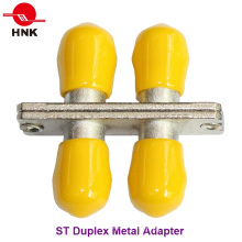 St Duplex Metal Standard Fiber Optic Adapter